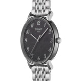 Tissot T Classic Everytime Quartz Black Dial Silver Steel Strap Watch for Men - T109.410.11.072.00 Buy Now By Tissot