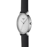 Tissot T Classic Everytime Large White Dial Black Leather Strap Watch For Men - T109.610.16.031.00 Buy Now By Tissot