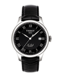 Tissot T Classic Le Locle Automatic Black Dial Black Leather Strap Watch For Men - T41.1.423.53 Buy Now By Tissot