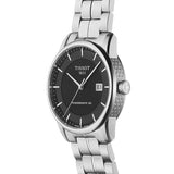Tissot Luxury Powermatic 80 Black Dial Silver Steel Strap Watch For Men - T086.407.11.051.00 Buy Now By Tissot