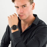 Tommy Hilfiger Weston Chronograph Black Dial Black Mesh Bracelet Watch For Men - 1710505 Buy Now By Tommy Hilfiger