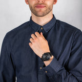 Tommy Hilfiger Deacon Analog Black Dial Black Mesh Bracelet Watch for Men - 1791547 Buy Now By Tommy Hilfiger