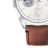 Tommy Hilfiger Deacon White Dial Brown Leather Strap Watch for Men - 1791550 Buy Now By Tommy Hilfiger