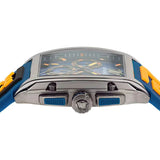 Versace Iconic Dominus Chronograph Blue Dial Blue Rubber Strap Watch For Men - VE6H00323 Buy Now By Versace
