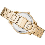 Michael Kors Liliane Mother of Pearl White Dial Gold Steel Strap Watch For Women - MK4555 Buy Now By Michael Kors
