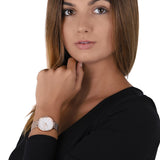 Michael Kors Pyper Quartz Mother of Pearl White Dial Rose Gold Mesh Strap Watch For Women - MK4588 Buy Now By Michael Kors