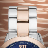 Michael Kors Bradshaw Chronograph Blue Dial Two Tone Steel Strap Watch For Women - MK6389 Buy Now By Michael Kors