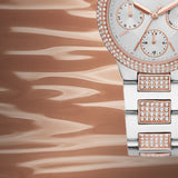 Michael Kors Camille Multifunction White Dial Two Tone Steel Strap Watch For Women - MK6846 Buy Now By Michael Kors