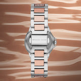 Michael Kors Camille Multifunction White Dial Two Tone Steel Strap Watch For Women - MK6846 Buy Now By Michael Kors