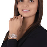 Michael Kors Camille Multifunction Crystals Rose Gold Dial Rose Gold Steel Strap Watch For Women - MK6997 Buy Now By Michael Kors