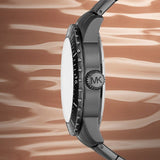 Michael Kors Cunningham Chronograph Black Dial Black Steel Strap Watch For Men - MK7157 Buy Now By Michael Kors