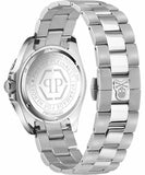 Philipp Plein The $kull Diver Black Dial Silver Steel Strap Watch For Men- PWOAA0522 Authentic Buy Shop Now