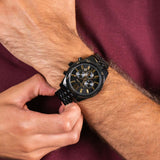 Michael Kors Lexington Chronograph Black Dial Black Steel Strap Watch for Men - MK8603 Buy Now By Michael Kors