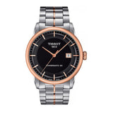 Tissot Luxury Powermatic 80 Black Dial Silver Steel Strap Watch For Men - T086.407.22.051.00 Buy Now By Tissot
