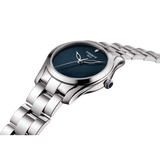 Tissot T Wave Donna Blue Dial Silver Steel Strap Watch For Women - T112.210.11.041.00 Buy Now By Tissot