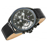 Tommy Hilfiger Baker Chronograph Black Dial Black Leather Strap Watch For Men - 1710452 Buy Now By Tommy Hilfiger