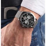 Tommy Hilfiger Chronograph Black Dial Silver Mesh Bracelet Watch for Men - 1791292 Buy Now By Tommy Hilfiger