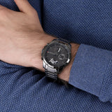 Tommy Hilfiger Decker Quartz Black Dial Black Steel Strap Watch for Men - 1791347 Buy Now By Tommy Hilfiger