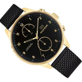 Tommy Hilfiger Chase Quartz Black Dial Black Mesh Bracelet Watch for Men - 1791580 Buy Now By Tommy Hilfiger
