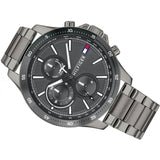 Tommy Hilfiger Bank Grey Dial Grey Steel Strap Watch for Men - 1791719 Buy Now By Tommy Hilfiger