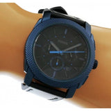 Fossil Machine Chronograph Black Dial Black Leather Strap Watch for Men - FS5361 Buy Now By Fossil