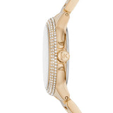 Michael Kors Mini Camille Chronograph White Dial Rose Gold Steel Strap Watch For Women - MK6844 Buy Now By Michael Kors