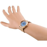 Guess Willow Crystal Blue Dial Rose Gold Mesh Bracelet Watch For Women - W0836L1 Buy Now By Guess