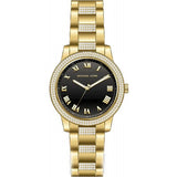 Michael Kors Tibby Multifunction Analog Black Dial Gold Steel Strap Watch for Women - MK4684 Buy Now By Michael Kors