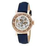 Fossil Original Boyfriend Skeleton White Dial Blue Leather Strap Watch for Women - ME3086 Buy Now By Fossil
