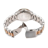 Guess Glisten Chronograph Analog Silver Dial Two Tone Steel Strap Watch For Women - W14551L1 Buy Now By Guess