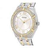 Guess Cosmo Diamonds Silver Dial Two Tone Steel Strap Watch for Women - GW0033L4 Buy Now By Guess