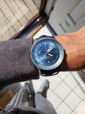 Breitling Navitimer Automatic 41 Blue Dial Blue Leather Strap Watch for Men - A17326161C1P3 Buy Now By Breitling