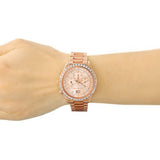 Michael Kors Brinkley Rose Gold Dial Rose Gold Steel Strap Watch for Women - MK6204 Buy Now By Michael Kors