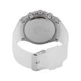 Guess Poseidon Chronograph Rainbow Dial White Silicone Strap Watch For Men - GW0425G4 Buy Now By Guess