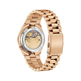 Citizen Tsuyosa Automatic Red Dial Gold Steel Strap Watch For Men - NJ0153-82X Buy Now By Citizen