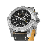 Breitling Avenger Chronograph 45mm Black Dial Black Leather Strap Watch for Men - A13317101B1X1 Buy Now By Breitling