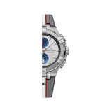 Maurice Lacroix Aikon Chronograph Special Edition Mahindra Racing Silver Dial Grey Rubber Strap Watch for Men - AI1018-TT031-130-2 Buy Now By Maurice Lacroix