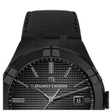Maurice Lacroix Automatic Date Black Dial Black Leather Strap Watch For Men - AI6008-PVB01-330-1 Buy Now By Maurice Lacroix