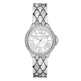 Michael Kors Camille Pave Crystals Silver Dial Silver Steel Strap Watch for Women - MK4804 Buy Now By Michael Kors