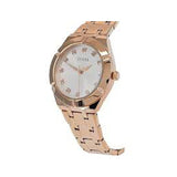 Guess Crystalline Diamonds Silver Dial Rose Gold Steel Strap Watch for Women - GW0114L3 Buy Now By Guess