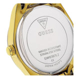 Guess Luna Diamonds Black Dial Gold Steel Strap Watch for Women - GW0307L2 Buy Now By Guess