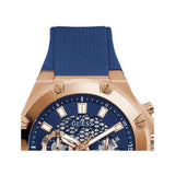 Guess Third Gear Analog Blue Dial Blue Rubber Strap Watch for Men - GW0334G3 Buy Now By Guess
