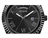 Guess Connoisseur Black Dial Black Silicone Strap Watch For Men - GW0335G1 Buy Now By Guess