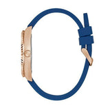 Guess Connoisseur Blue Dial Blue Silicone Strap Watch For Men - GW0335G2 Buy Now By Guess