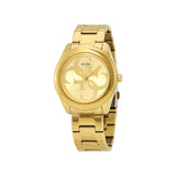 Guess G-Twist Gold Dial Gold Steel Strap Watch for Women - W1082L2 Buy Now By Guess