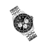 Guess Odyssey Black Dial Silver Steel Strap Watch For Men - W1107G1 Buy Now By Guess