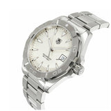 Tag Heuer Aquaracer Quartz White Dial Silver Steel Strap Watch for Men - WAY1111.BA0928 Buy Now By Tag Heuer