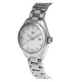 Tag Heuer Formula 1 Diamonds Mother Of Pearl White Dial Silver Steel Strap Watch for Women - WBJ1419.BA0664 Buy Now By Tag Heuer