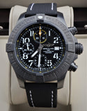 Breitling Avenger Chronograph 45mm Night Mission Black Dial Black Nylon Strap Watch for Men - V13317101B1X1 Buy Now By Breitling